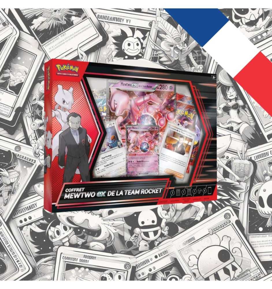 Coffret Pokémon - Mewtwo Ex de la Team Rocket