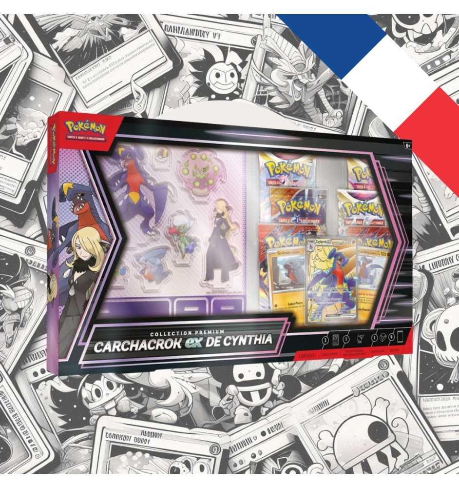 Coffret Pokémon Premium - Carchacroc Ex de Cynthia